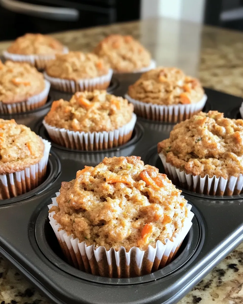 Ingredients for Deliciously Moist Carrot Cake Zucchini Muffins You Need to Try