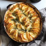 Photo of featured for Irresistibly Creamy Cheese Herb Potato Gratin: The Perfect Side Dish Delight