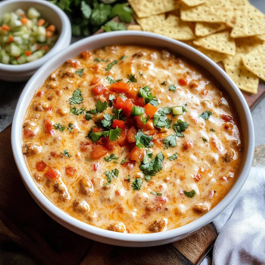 Photo of featured for Ultimate Cheesy Rotel Ranch Queso: Your New Game Day Favorite