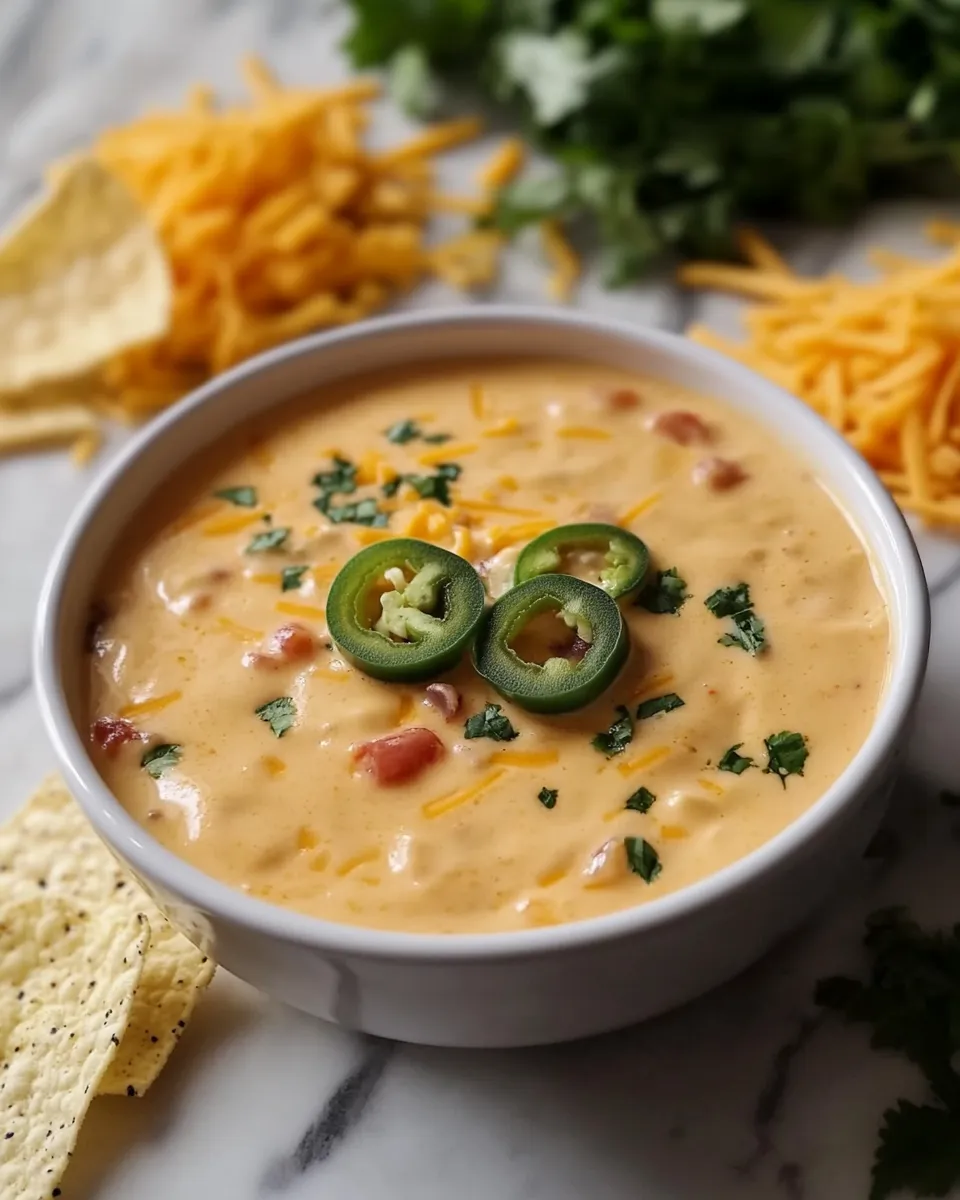 Ingredients for Ultimate Cheesy Rotel Ranch Queso: Your New Game Day Favorite