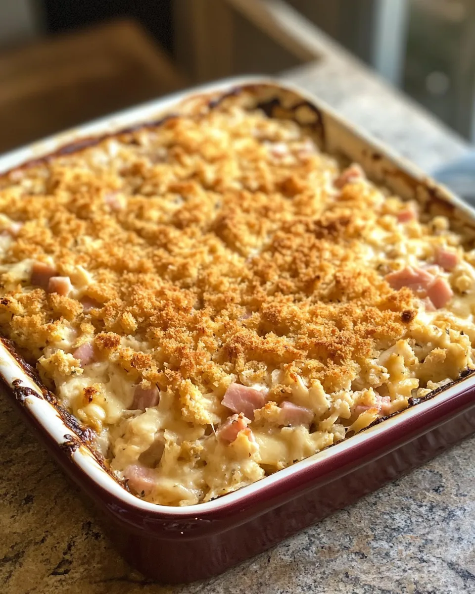 Ingredients for Deliciously Easy Chicken Cordon Bleu Casserole to Satisfy Your Cravings