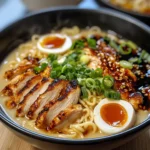 Photo of featured for Slurp-Worthy Chicken Ramen in a Dreamy Creamy Garlic Sauce