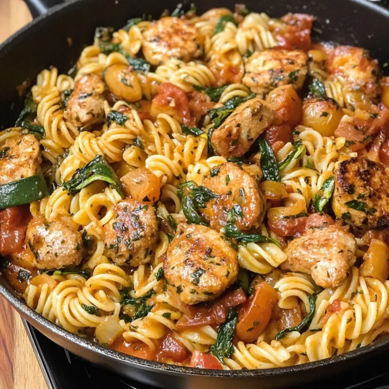 Photo of featured for Savor the Simplicity: One-Pan Chicken Zucchini Pasta Skillet Delight