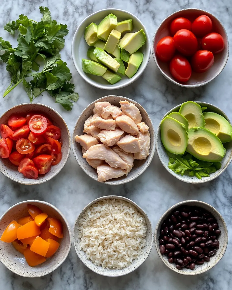 Ingredients for Spice Up Your Dinner with a Flavor-Packed Chili Chicken Bowl