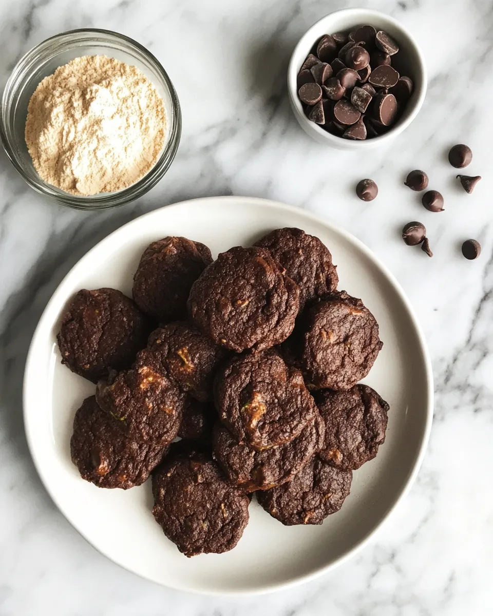 Ingredients for Indulge Guilt-Free: Irresistible Chocolate Zucchini Cookies You Need to Try