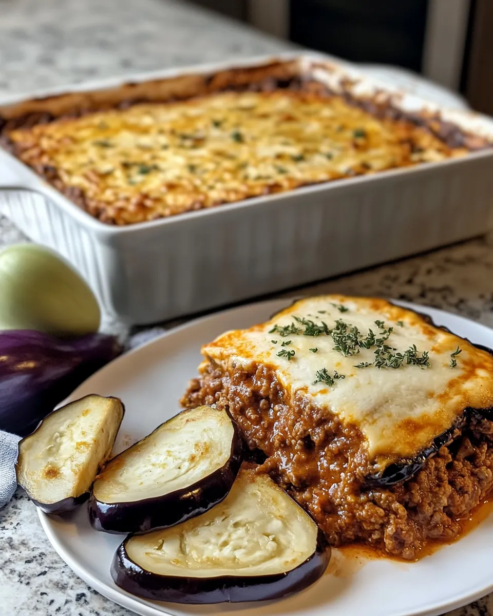 Ingredients for Savor the Layers: A Journey Through Classic Greek Eggplant Moussaka