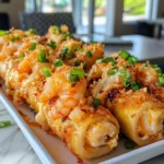 Photo of featured for Dive into Deliciousness: Crabby Shrimp Nacho Queso Crunch Rolls Unleashed