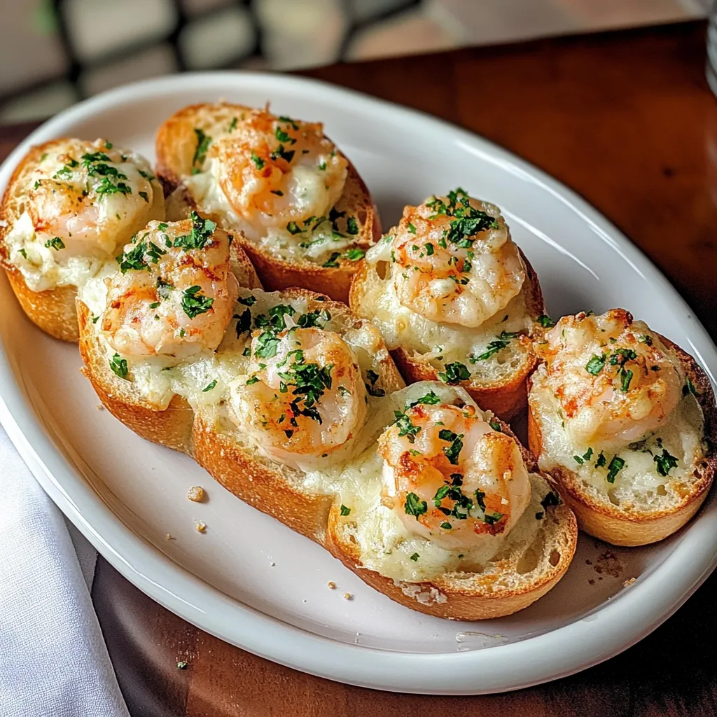 Photo of featured for Crabby Shrimp-Stuffed Garlic Bread Bombs: A Flavor Explosion You Can't Resist