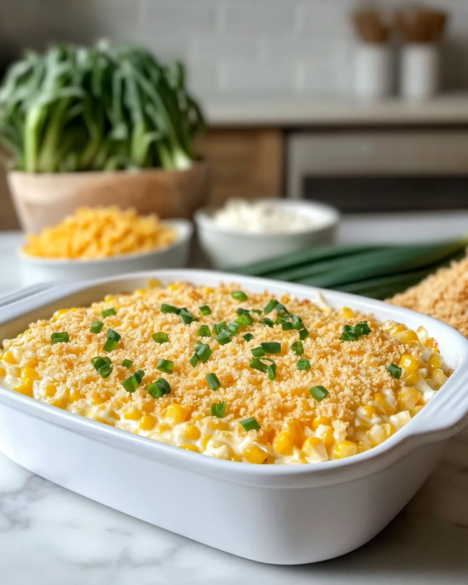 Ingredients for Irresistibly Creamy: The Ultimate Cream Cheese Corn Casserole Delight