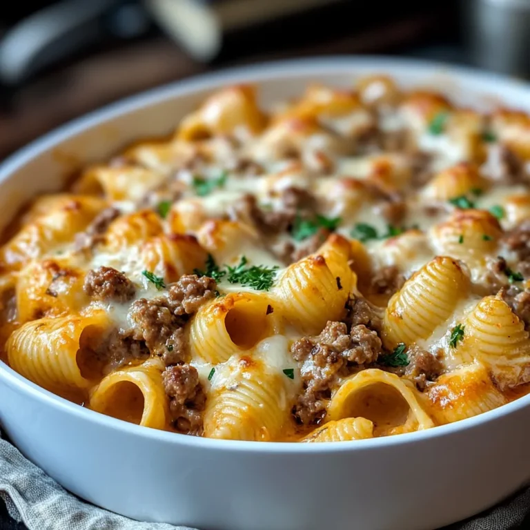 Photo of featured for Indulge in Comfort: Irresistible Creamy Beef Shells Casserole Delight
