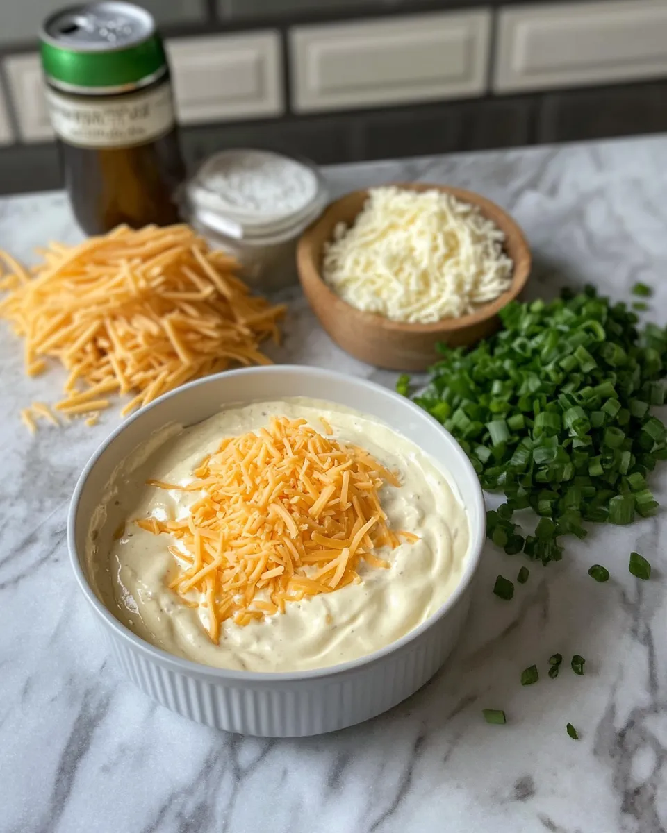 Ingredients for Whip Up a Crowd-Pleasing Creamy Beer Cheese Dip That's Perfect for Any Occasion