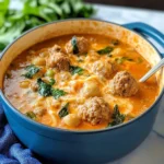 Photo of featured for Savor the Comfort: Creamy Italian Meatball Soup to Warm Your Soul