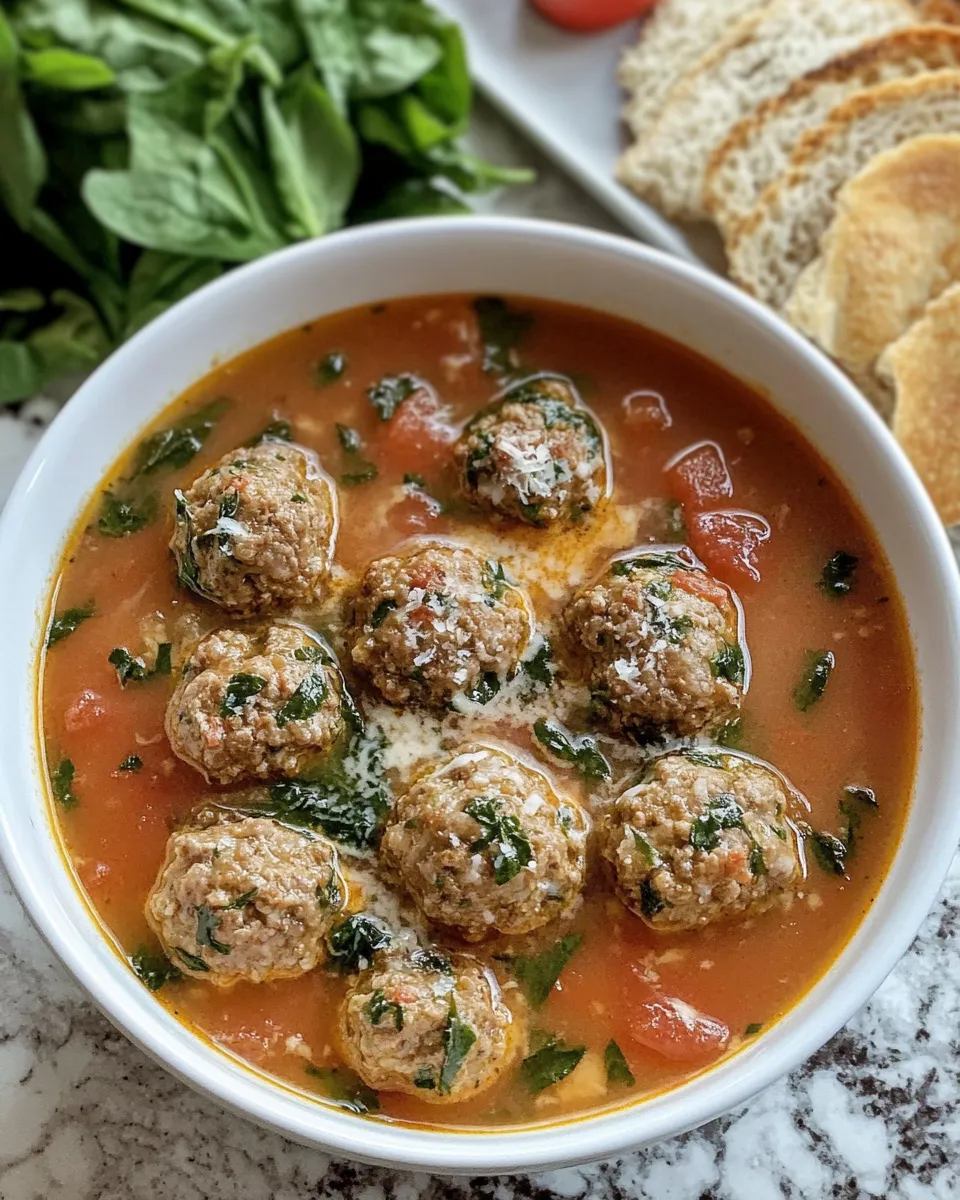 Ingredients for Savor the Comfort: Creamy Italian Meatball Soup to Warm Your Soul