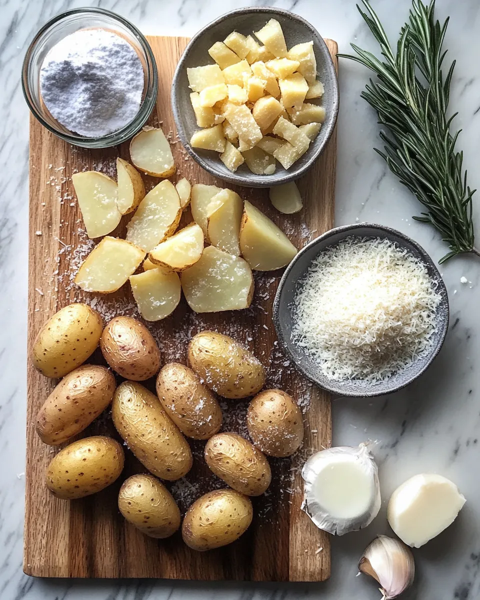 Ingredients for Irresistibly Crunchy Crispy Parmesan Potatoes That Will Steal the Show