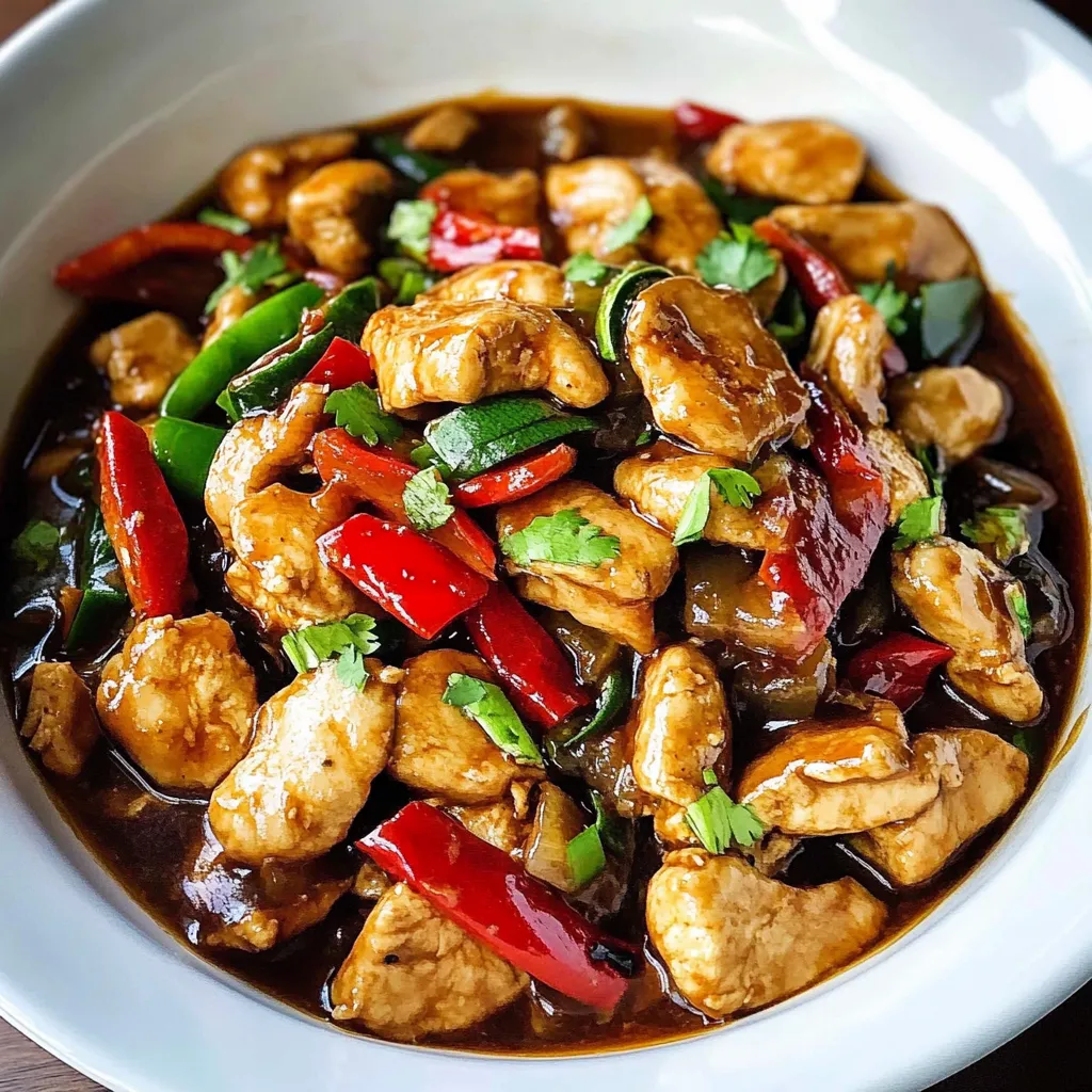Photo of featured for Irresistibly Easy Crockpot Kung Pao Chicken for Busy Weeknights