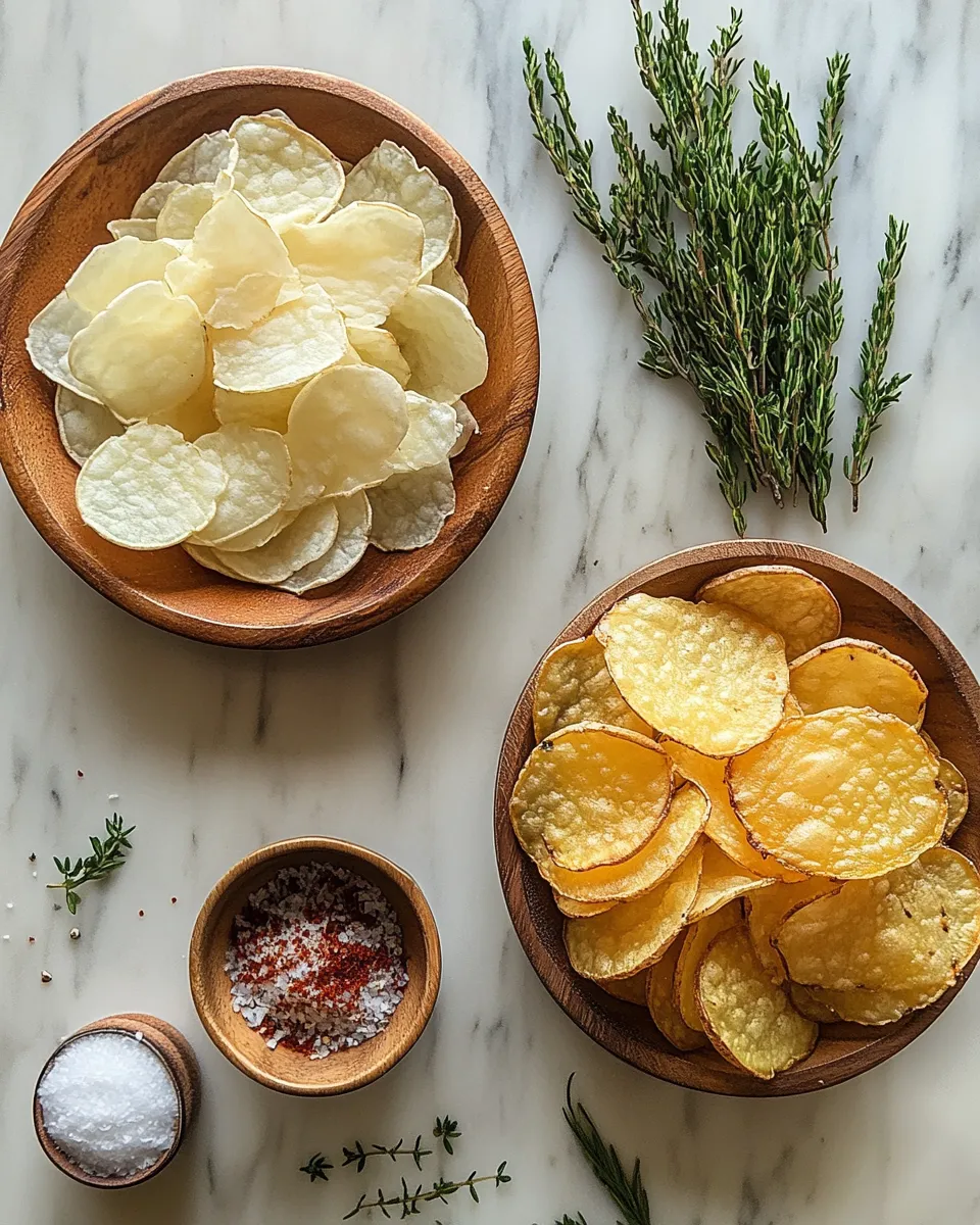 Ingredients for Crispy Crunch: Mastering the Art of Oven Baked Potato Chips