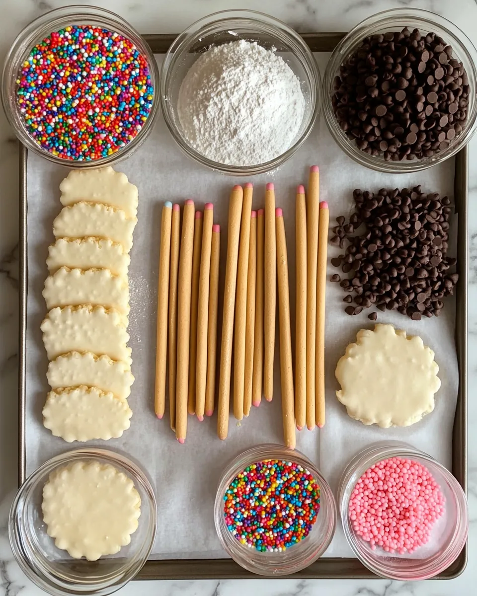 Ingredients for Whimsical Delights: Unleashing the Charm of Cute Wafer Pencil Cookies