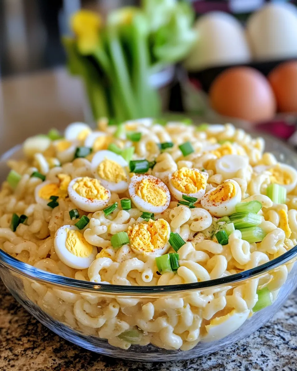 Ingredients for Deviled Egg Macaroni Salad: The Creamy Twist Your Picnics Have Been Missing