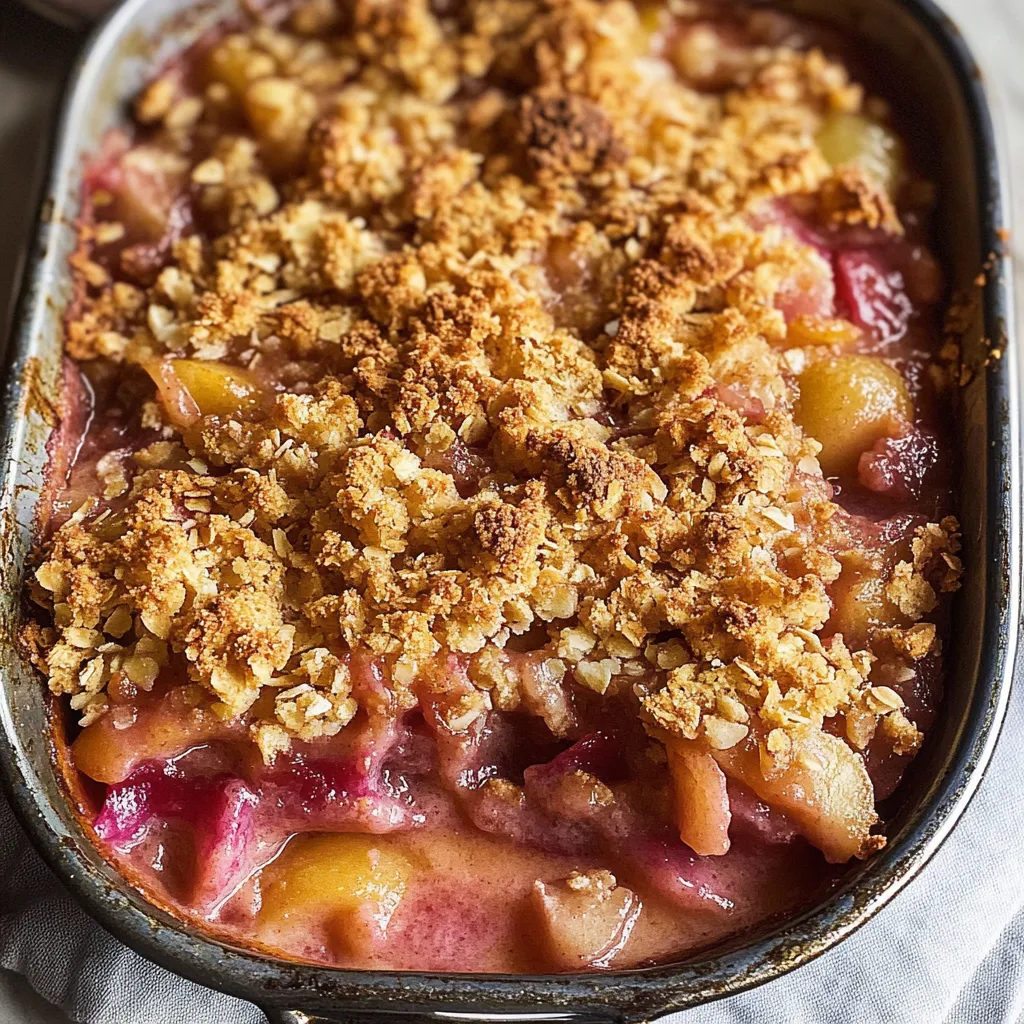 Photo of featured for Deliciously Simple: Whip Up an Easy Rhubarb Crisp Today