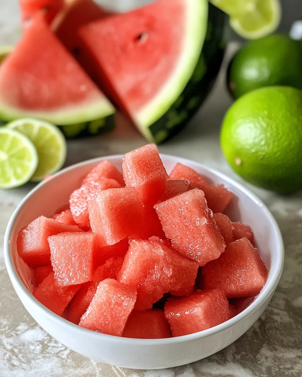 Ingredients for Chill Out This Summer with Easy Watermelon Sorbet