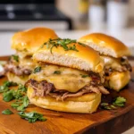 Photo of featured for Savory French Dip Sliders: The Ultimate Game Day Treat