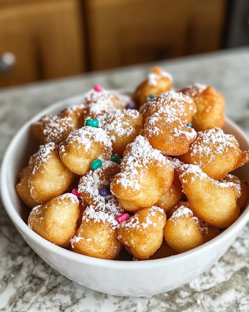 Ingredients for Delightful Funnel Cake Bites: A Miniature Carnival Treat You Can’t Resist