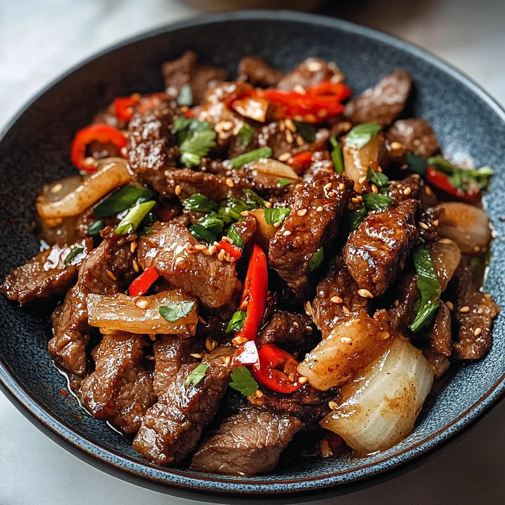 Photo of featured for Sizzle and Spice: Irresistible Garlic Ginger Beef Stir-Fry Recipe