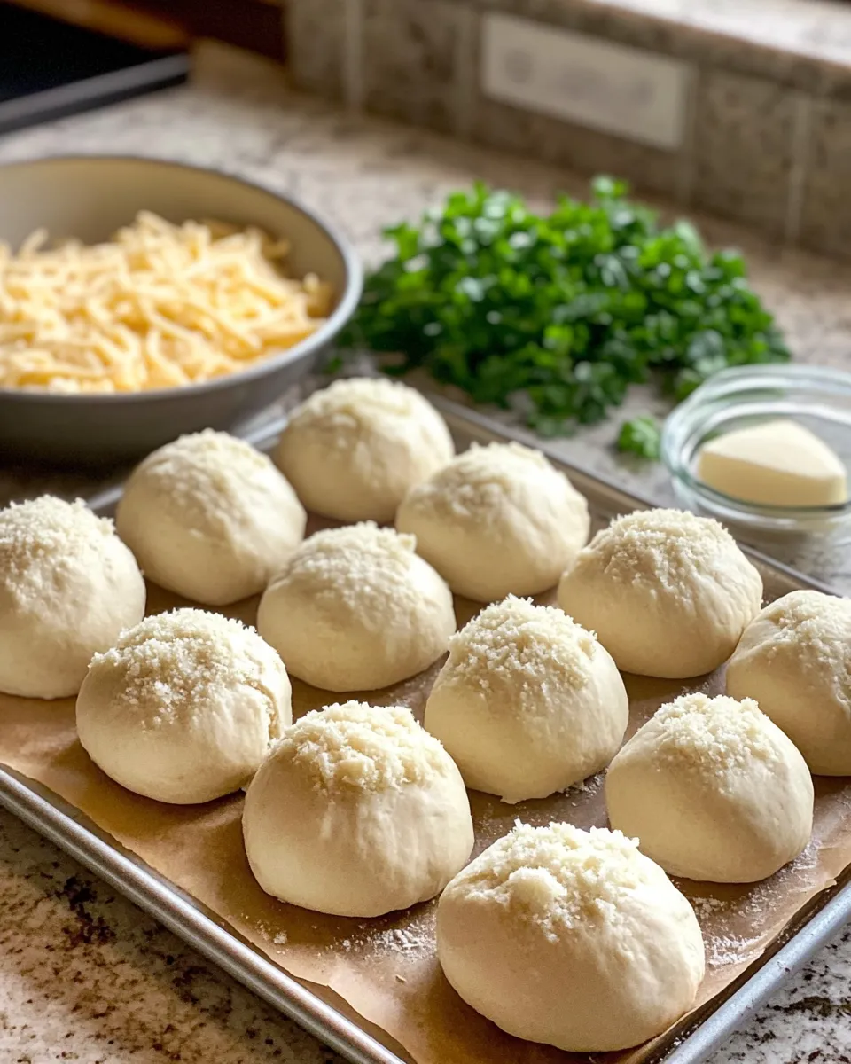 Ingredients for Irresistible Garlic Parmesan Cheeseburger Bombs That Will Blow Your Taste Buds Away