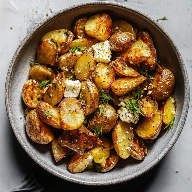 Photo of featured for Savor the Flavor: Irresistible Greek Feta Roast Potatoes You’ll Crave