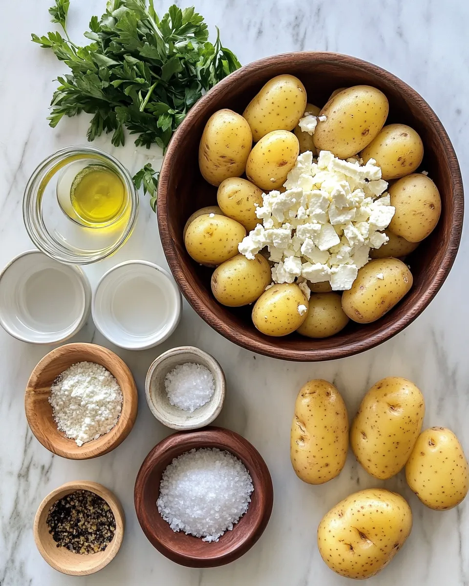 Ingredients for Savor the Flavor: Irresistible Greek Feta Roast Potatoes You’ll Crave