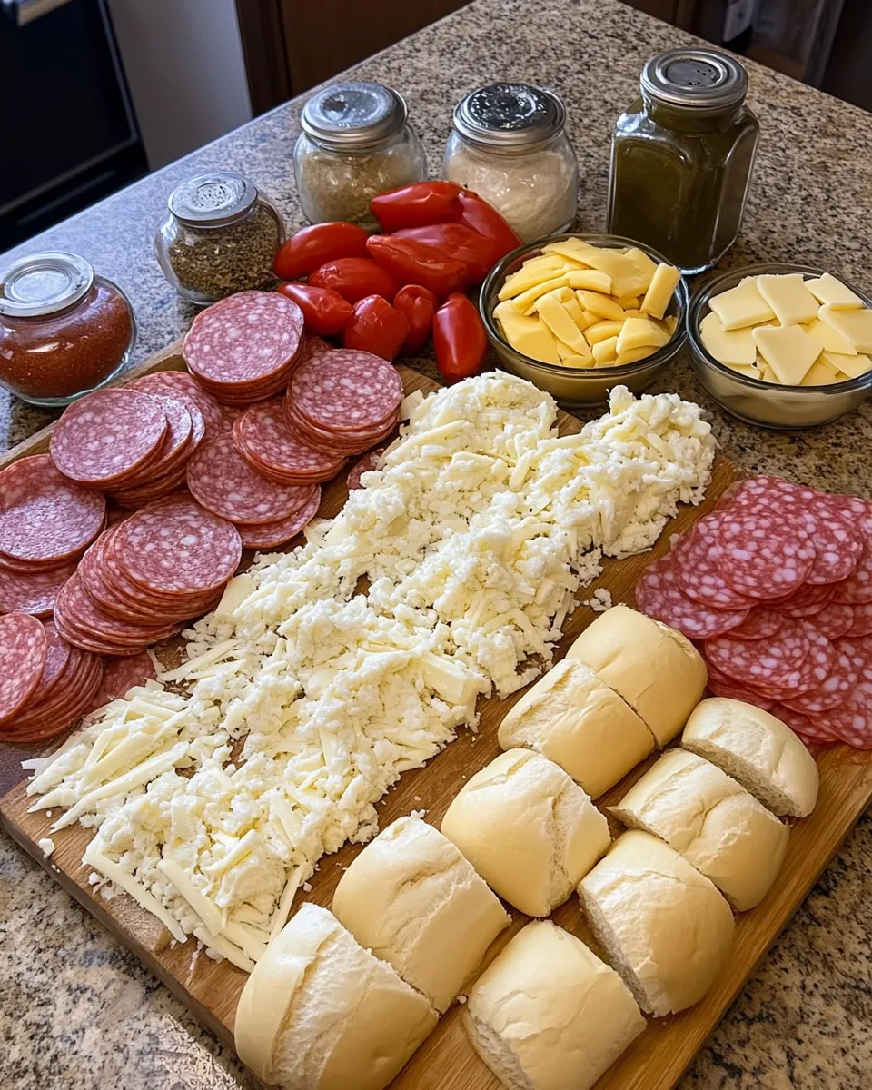 Ingredients for Savor the Flavor: Irresistible Hot Italian Sub Sliders You Need to Try