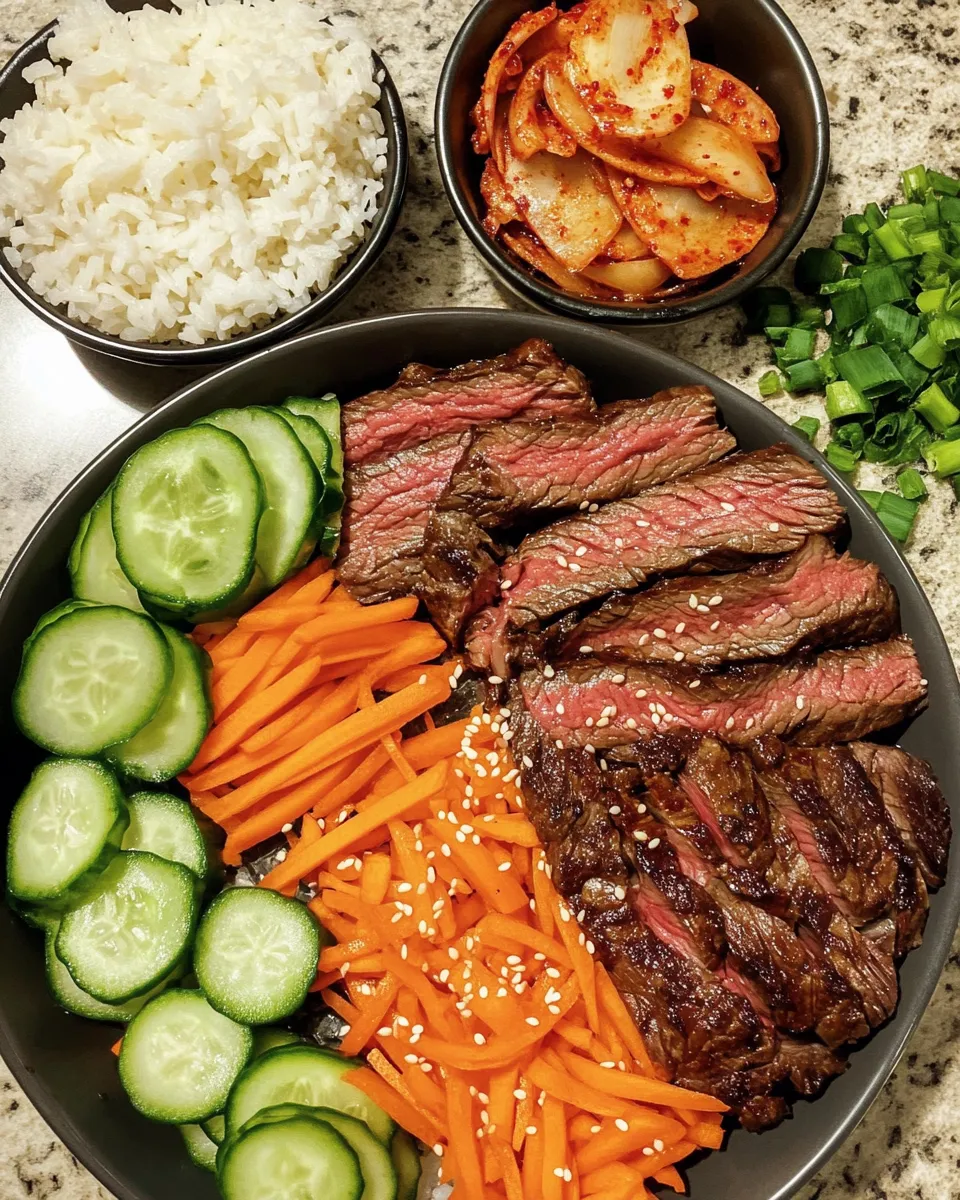 Ingredients for Savor the Flavor: Irresistible Korean BBQ Steak Rice Bowls You Need to Try