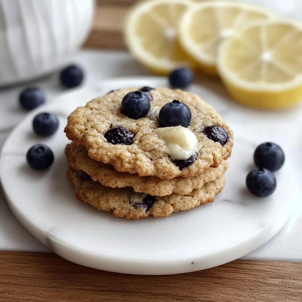 Photo of featured for Zesty Bliss: Irresistible Lemon Blueberry Cookies to Brighten Your Day