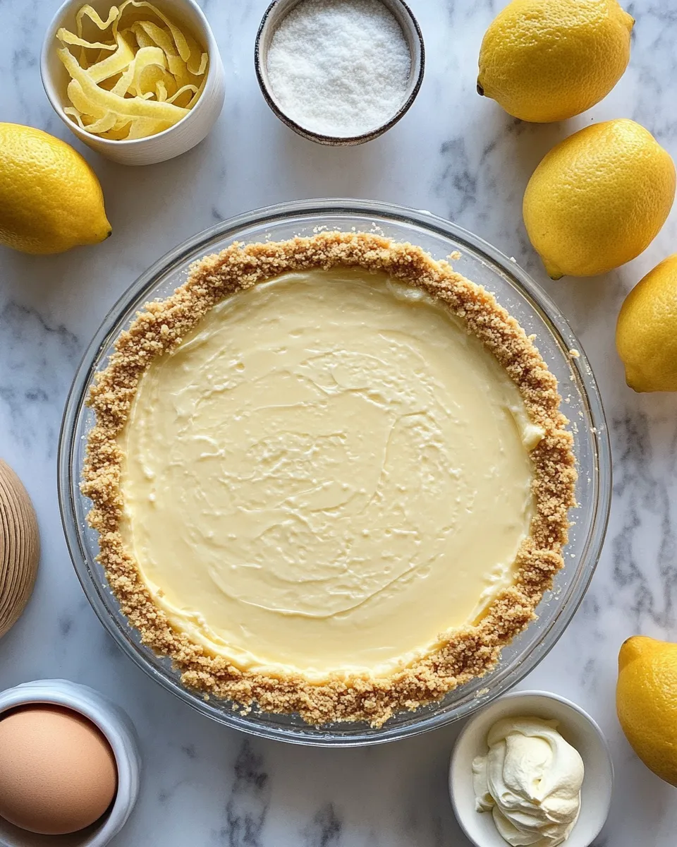 Ingredients for Zesty Bliss: The Ultimate Lemon Cheesecake Recipe to Satisfy Your Sweet Tooth