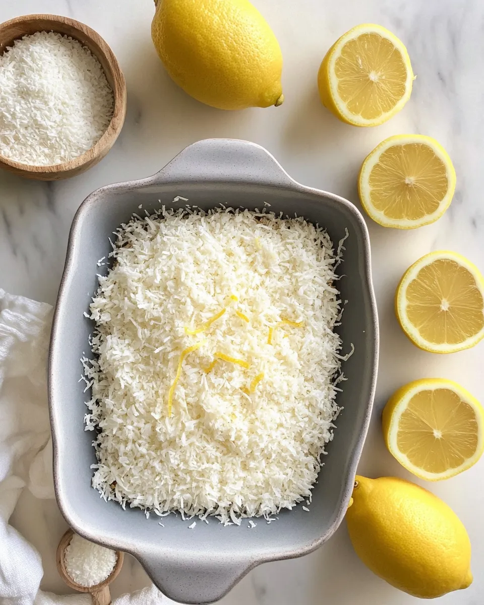 Ingredients for Zesty Delight: Unveiling the Secret Lemon Coconut Neiman Marcus Recipe