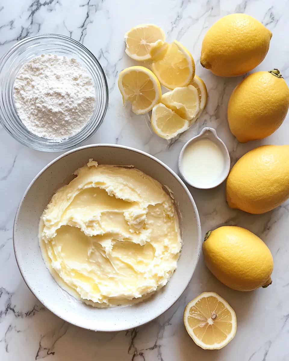 Ingredients for Zesty Delight: Unleashing the Magic of Lemon Custard Cake