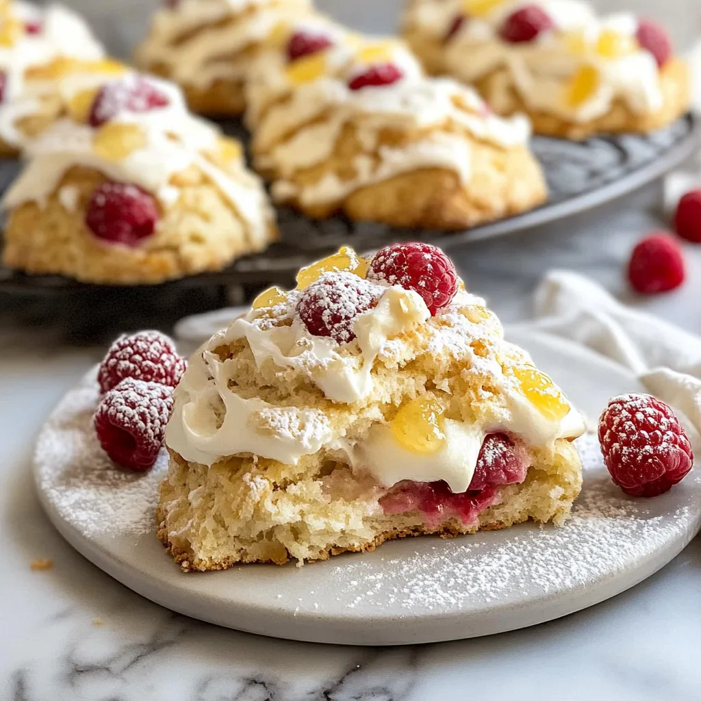 Photo of featured for Zesty Delights: Bake the Perfect Lemon Raspberry Scones