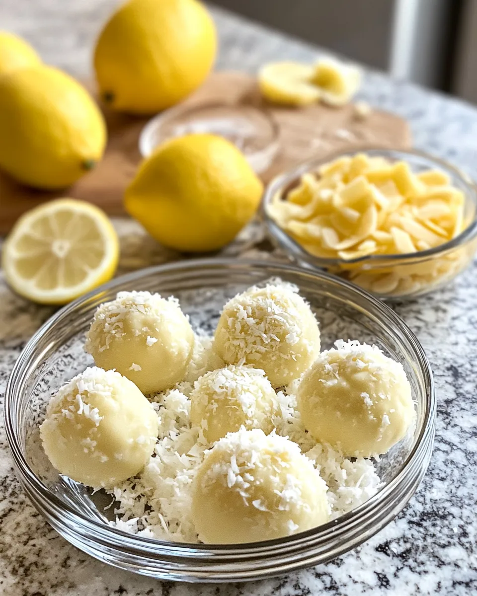 Ingredients for Zesty Bliss: Discover the Irresistible Charm of Lemon Truffles