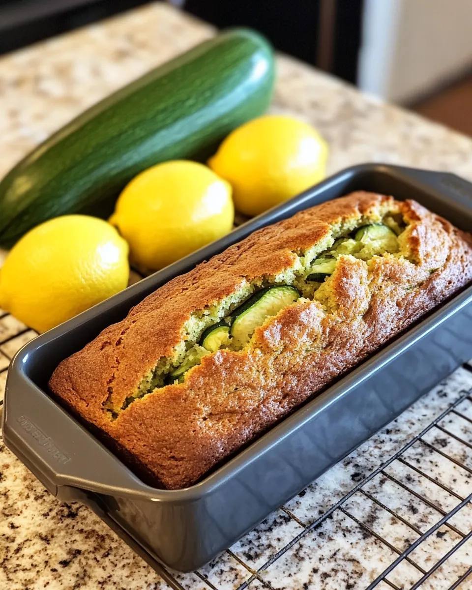 Ingredients for Zesty Delight: The Ultimate Lemon Zucchini Bread Recipe You'll Love