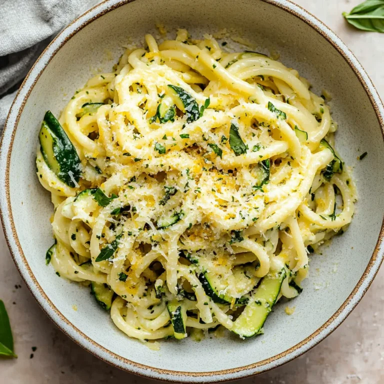 Photo of featured for Zesty Lemon Zucchini Pasta: A Fresh Twist on Your Favorite Dish