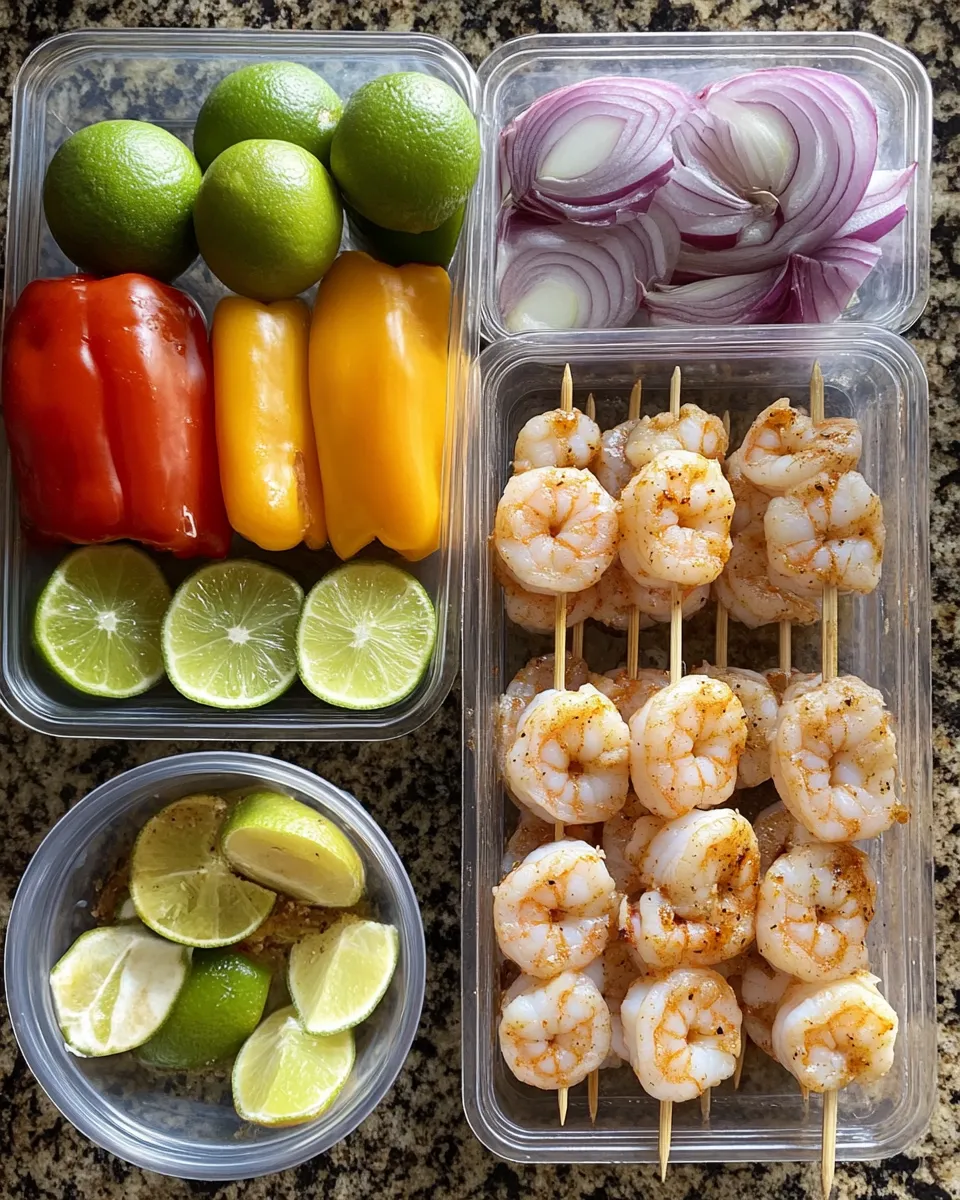 Ingredients for Savor the Flavor: Zesty Margarita Grilled Shrimp Kabobs for Your Next BBQ