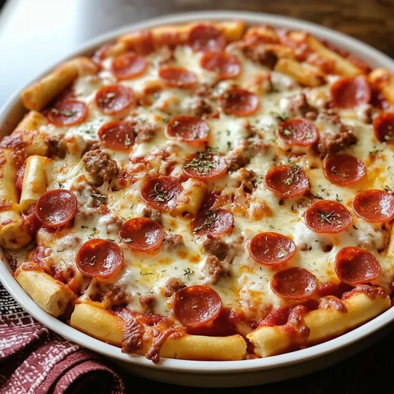 Photo of featured for Satisfy Your Cravings with the Ultimate Meat Lovers Pizza Casserole