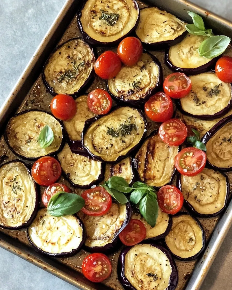 Ingredients for Savory Secrets: Elevate Your Meals with Mediterranean Roasted Eggplant