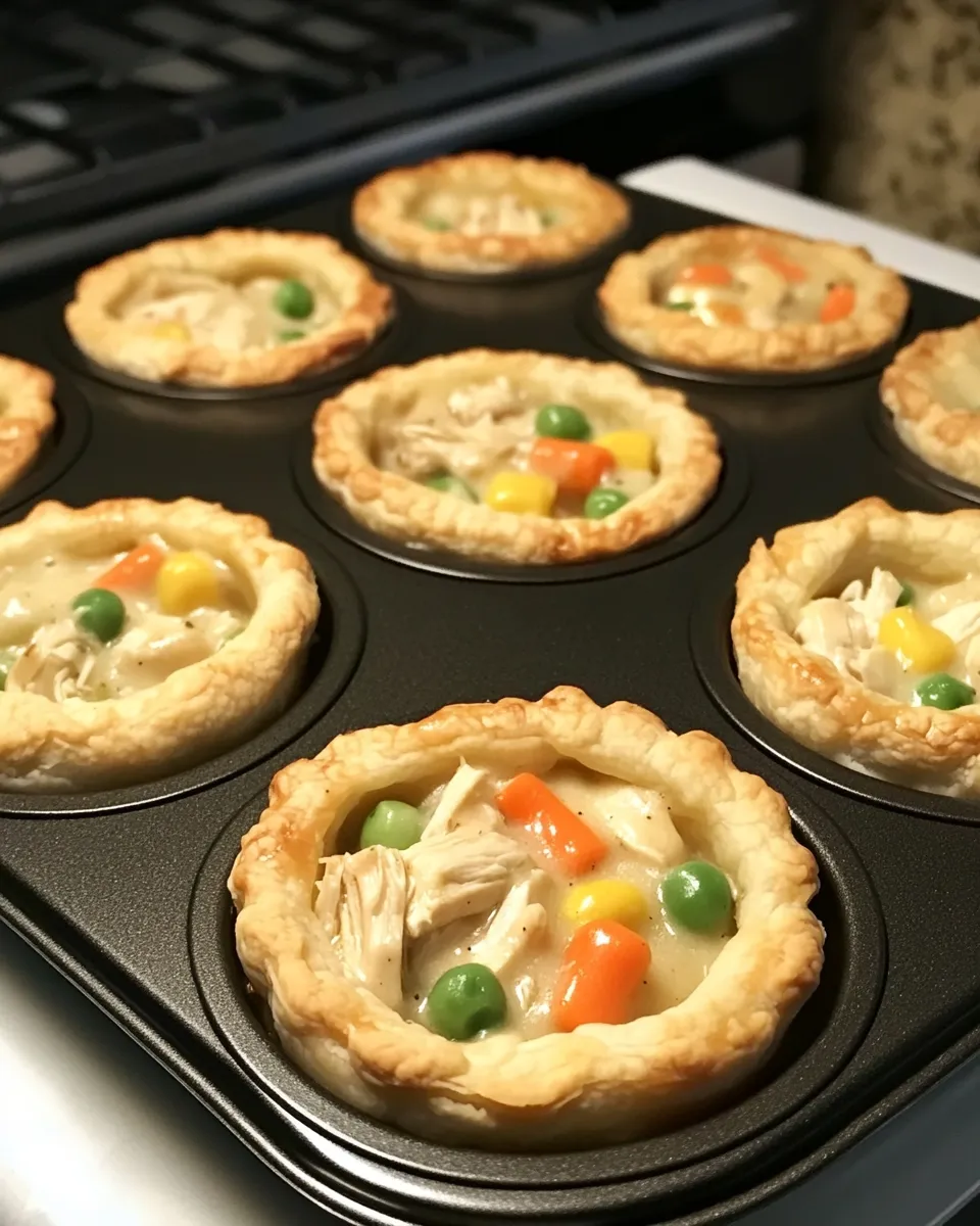 Ingredients for Irresistibly Cozy: Mini Chicken Pot Pies That Steal the Show