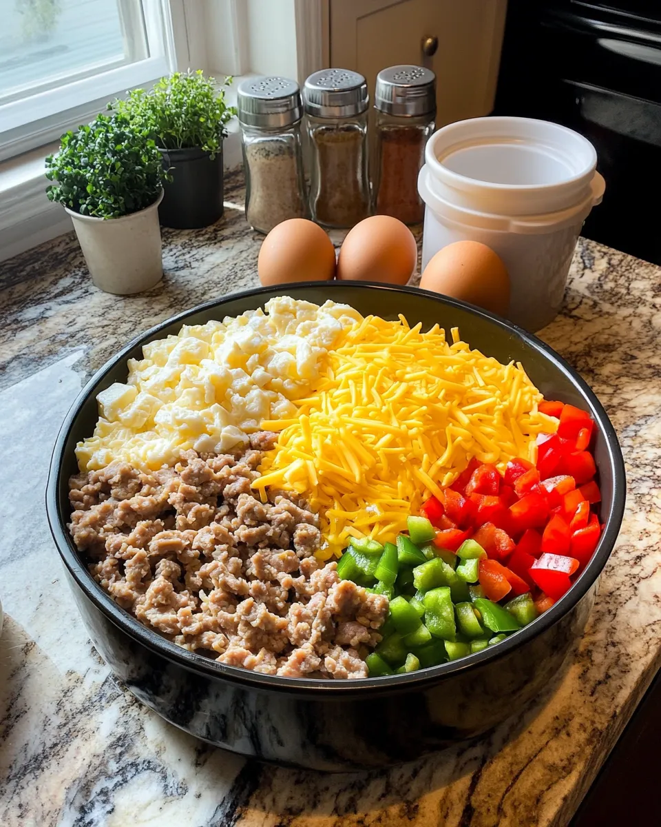 Ingredients for Hearty Mountain Man Crock Pot Breakfast: Fuel Your Adventure