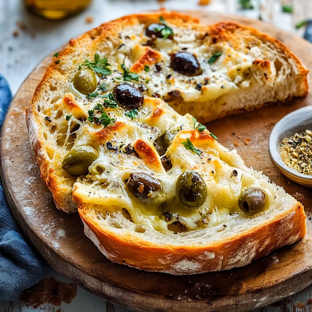Photo of featured for Irresistible Olive Cheese Bread: A Savory Delight You Can't Resist