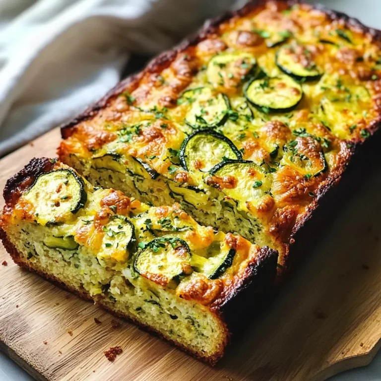 Photo of featured for One Bowl Cheesy Zucchini Bread: The Ultimate Comfort Food Delight