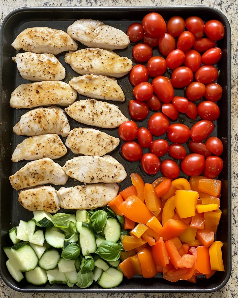 Ingredients for Savor the Simplicity: One Pan Balsamic Chicken and Veggies Delight