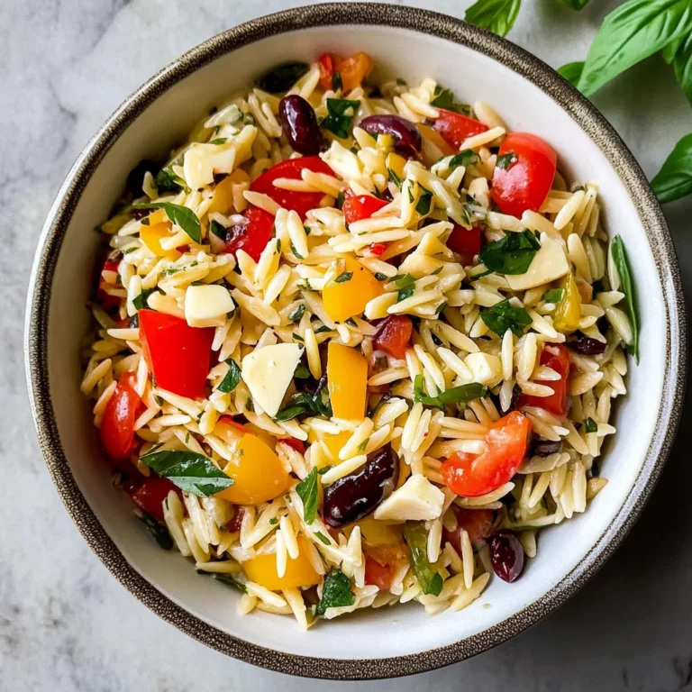 Photo of featured for Colorful Orzo Salad: A Fresh and Flavorful Delight for Any Occasion