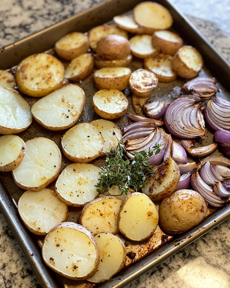 Ingredients for Crispy Oven Fried Potatoes & Onions: The Ultimate Comfort Side Dish